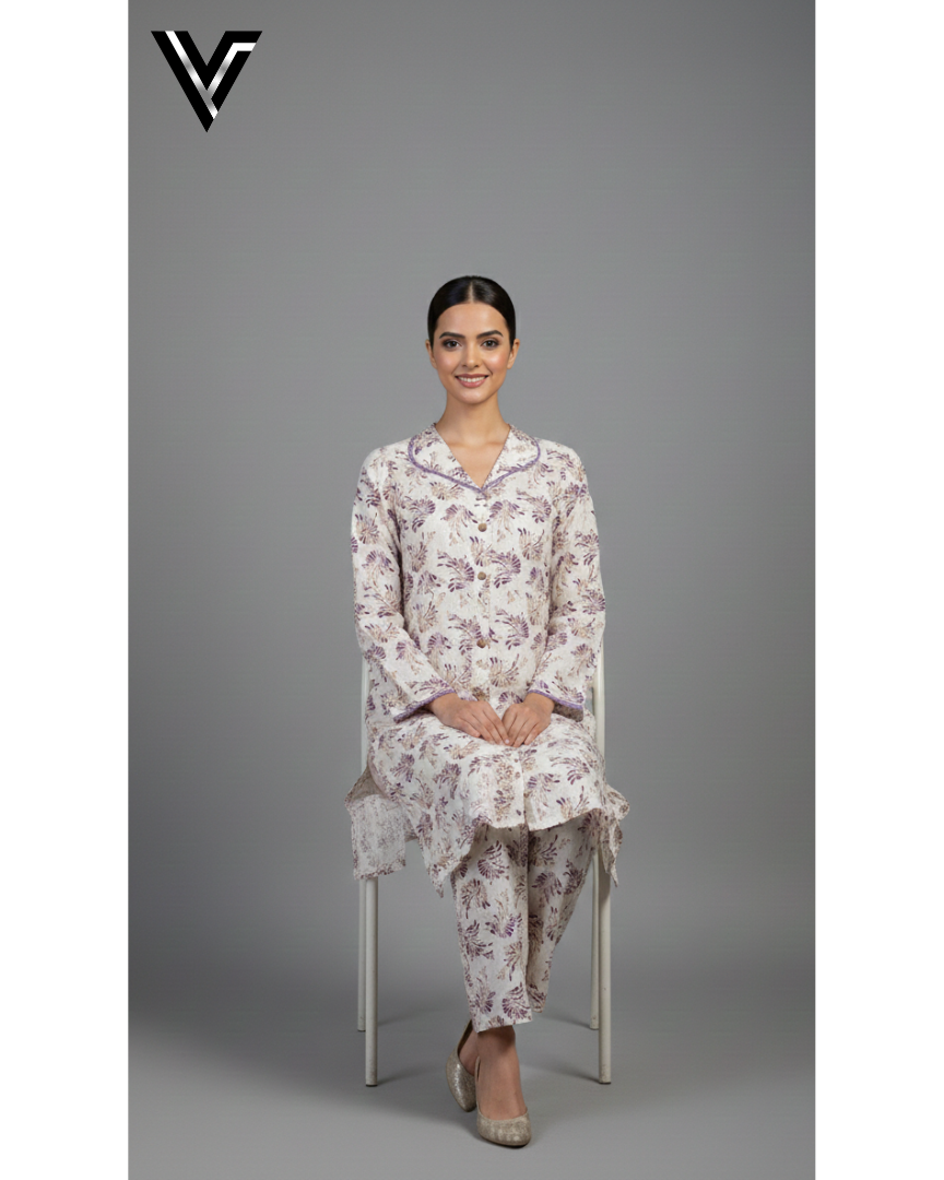 Off-White star burst printed 2 suit mid length suit.