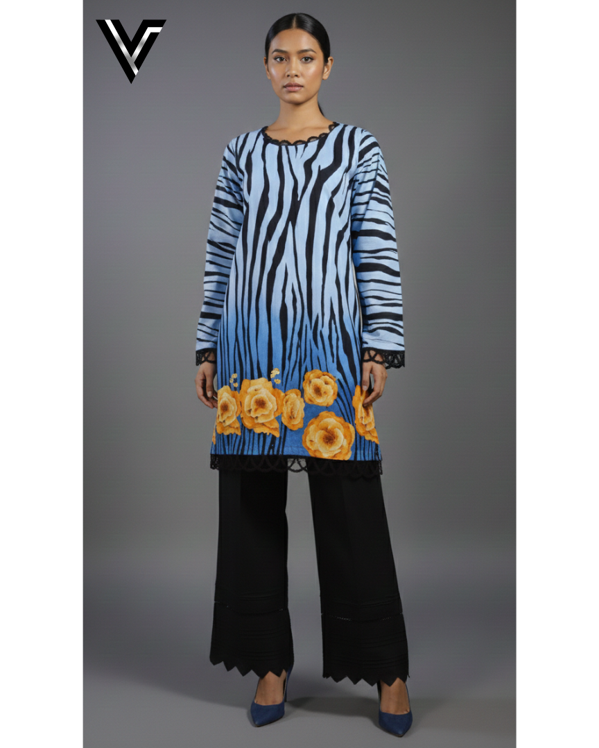 zebra print 2 pcs suit | summer collection