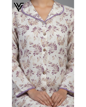 Amethyst Fern Ivory | 2-Piece Mid-Summer Suit | Venixa