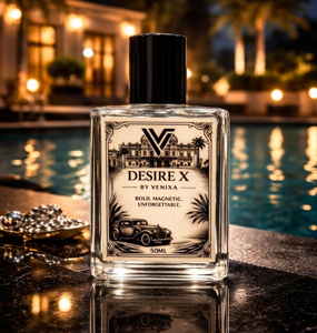 Desire X by Venixa | Luxury Magnetic Perfume for Men – 50ML